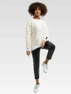 Damen Carlo Colucci Pullover & Strickjacken>Damen Rundhalspullover - Demetz