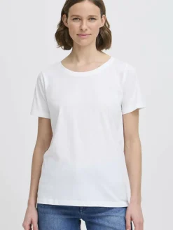 North Bend Shirts & Tops<Damen Rundhalsshirt - NBGita weiß uni