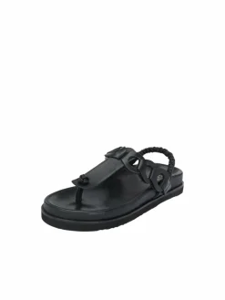 Crickit Zehentrenner|Sandalen & Sandaletten<Damen Sandale - ODINE schwarz uni