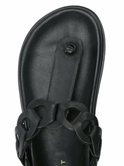 Crickit Zehentrenner|Sandalen & Sandaletten<Damen Sandale - ODINE schwarz uni