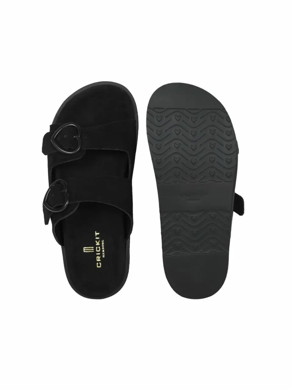 Crickit Sandalen & Sandaletten<Damen Sandale - RINA schwarz bedruckt