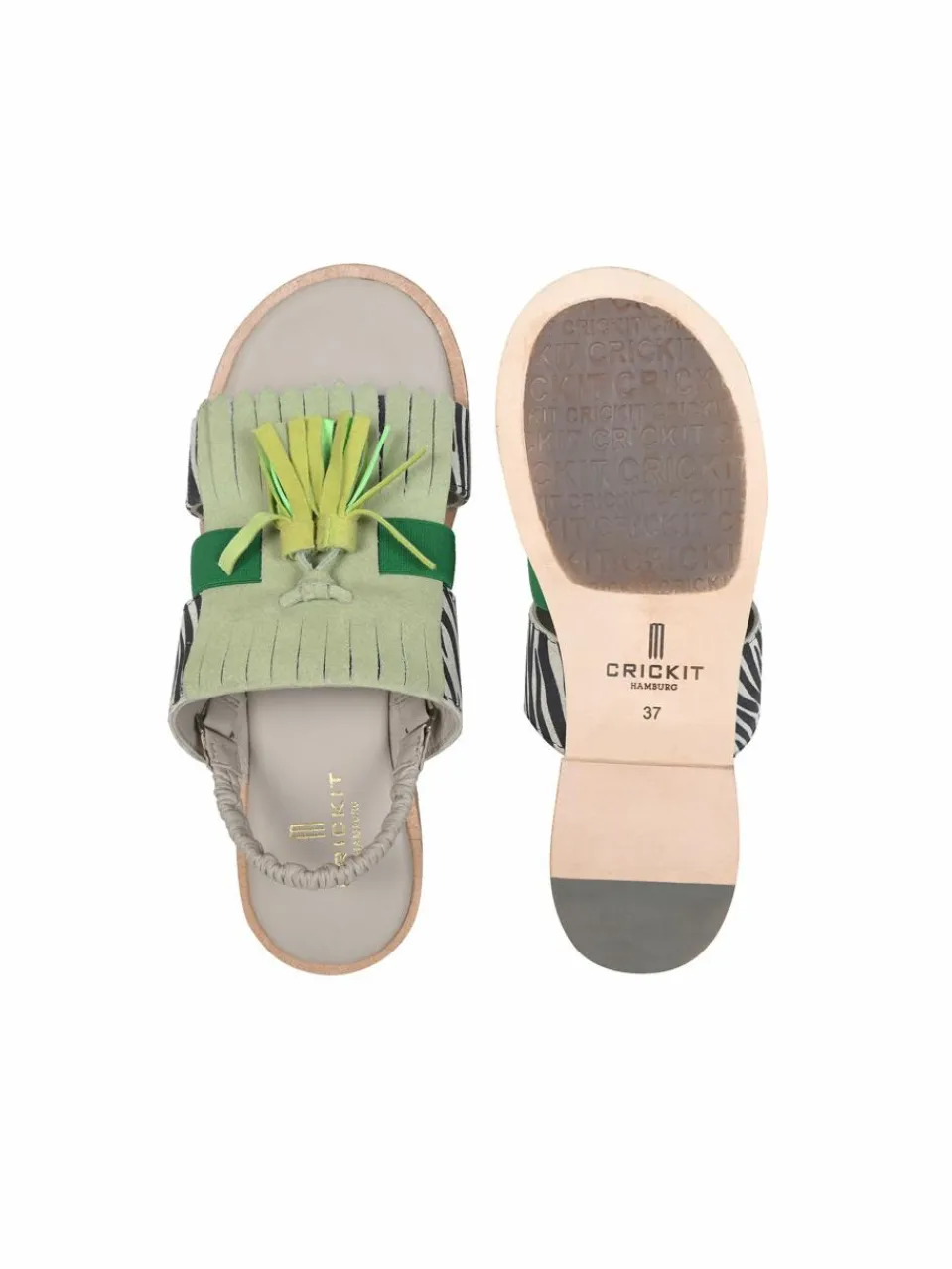 Crickit Sandalen & Sandaletten<Damen Sandale - ROJA weiß uni