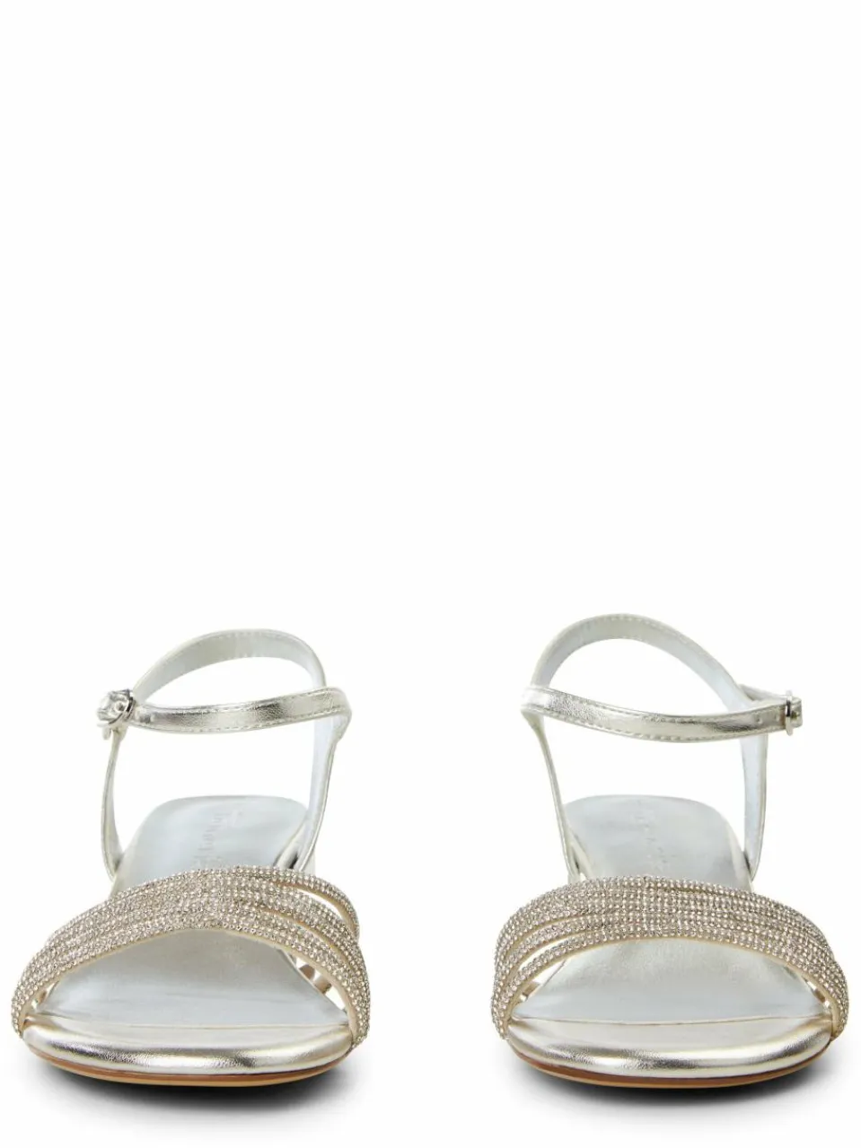 Tamaris Sandalen & Sandaletten<Damen Sandalette silber uni