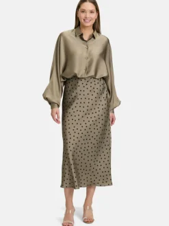 Damen Vera Mont Blusen>Damen Satin-Bluse