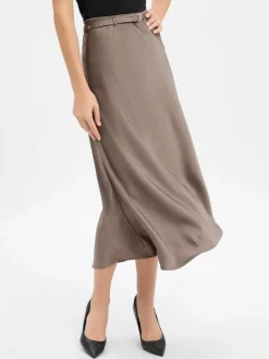 Damen Neo Noir Röcke>Damen Satinrock