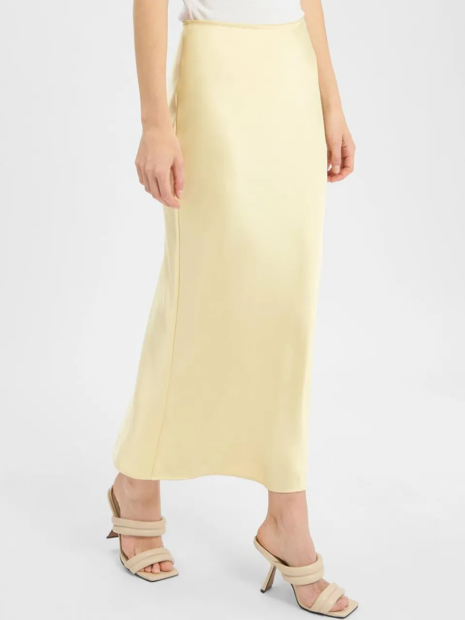 Samsøe Samsøe Röcke<Damen Satinrock zitrone uni