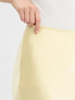 Samsøe Samsøe Röcke<Damen Satinrock zitrone uni