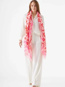 Codello Schals & Tücher<Damen Schal rosa bedruckt