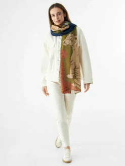 Codello Schals & Tücher<Damen Schal grün bedruckt