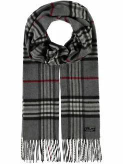 Fraas Schals & Tücher<Damen Schal grau kariert