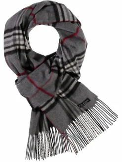 Fraas Schals & Tücher<Damen Schal grau kariert