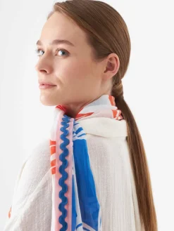Codello Schals & Tücher<Damen Schal blau bedruckt