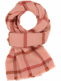 Fraas Schals & Tücher<Damen Schal aprikot kariert