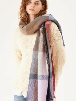 Codello Schals & Tücher<Damen Schal grau braun kariert