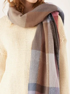 Codello Schals & Tücher<Damen Schal grau braun kariert