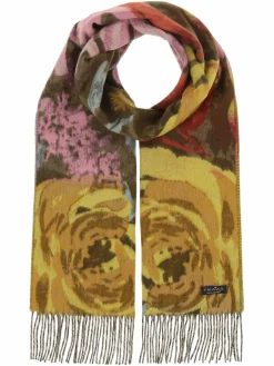 Fraas Schals & Tücher<Damen Schal khaki gemustert