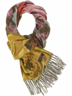 Fraas Schals & Tücher<Damen Schal khaki gemustert