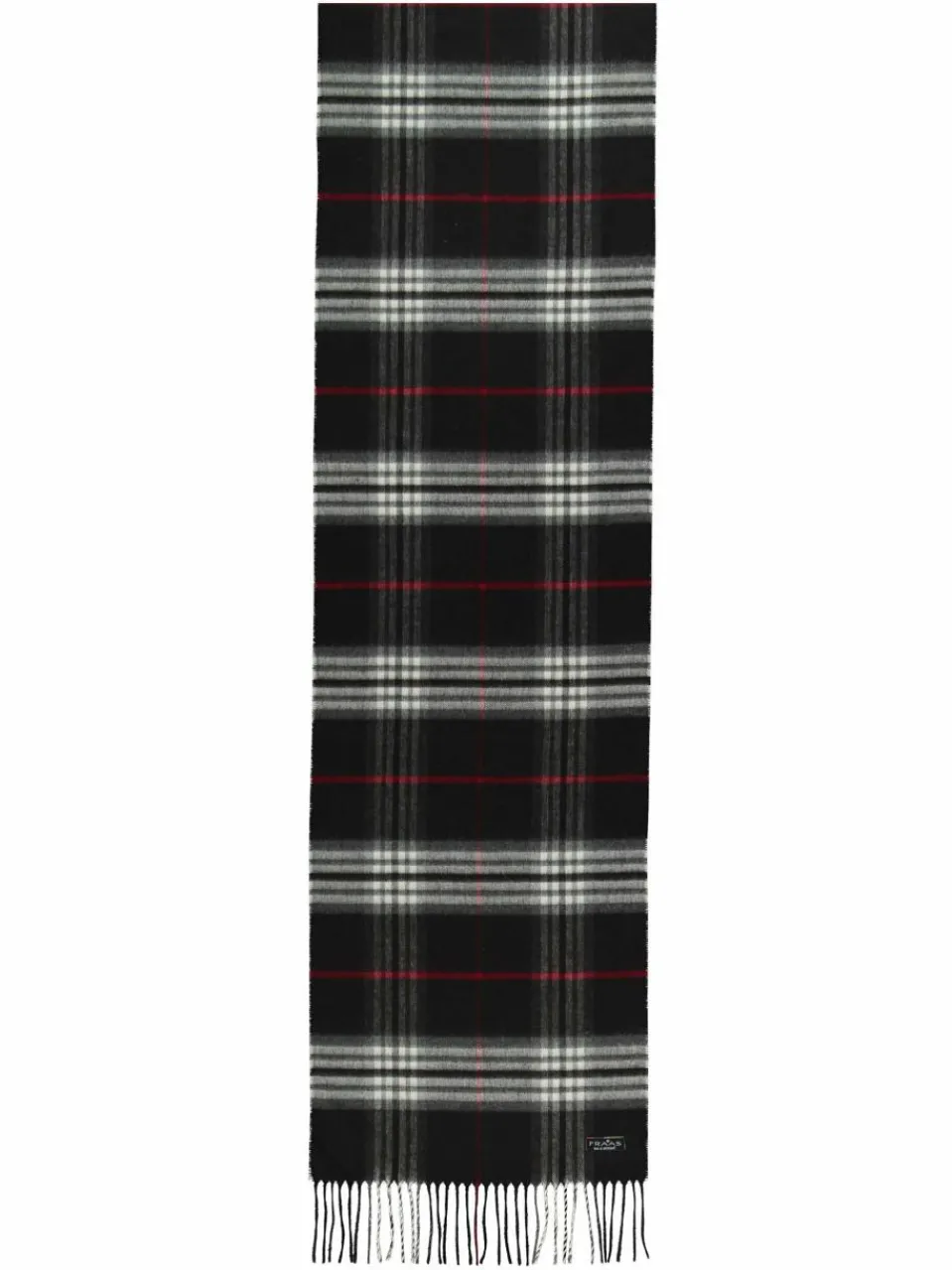 Fraas Schals & Tücher<Damen Schal schwarz kariert