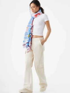 Codello Schals & Tücher<Damen Schal blau bedruckt