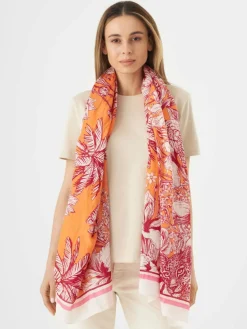 Codello Schals & Tücher<Damen Schal orange bedruckt