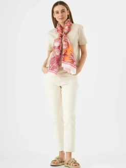 Codello Schals & Tücher<Damen Schal orange bedruckt