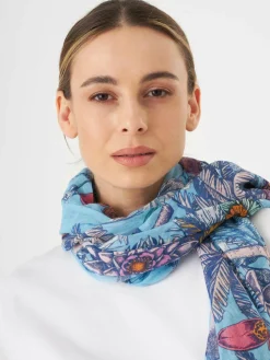 Codello Schals & Tücher<Damen Schal blau gemustert