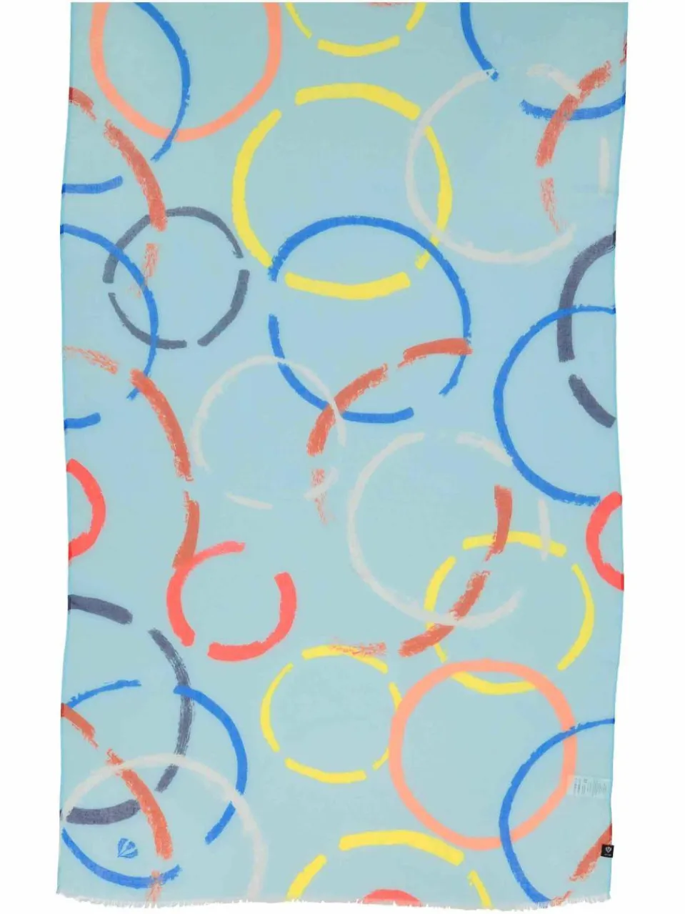 Fraas Schals & Tücher<Damen Schal hellblau gemustert