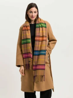 Fraas Schals & Tücher<Damen Schal camel kariert