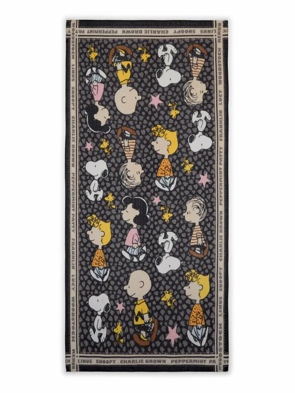 Codello Schals & Tücher<Damen Schal - PEANUTS schwarz bedruckt