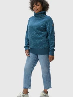 Damen Ragwear Sweatshirts & Sweatjacken>Damen Schalkragenpullover - Angell Plus