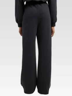 Carlo Colucci Hosen<Damen Schlaghose - Dyda schwarz uni