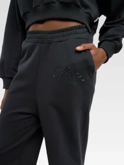 Carlo Colucci Hosen<Damen Schlaghose - Dyda schwarz uni