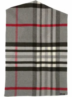 Fraas Schals & Tücher<Damen Schlauchschal hellgrau kariert