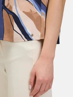 Betty & Co Blusen<Damen Schlupfbluse mehrfarbig gemustert