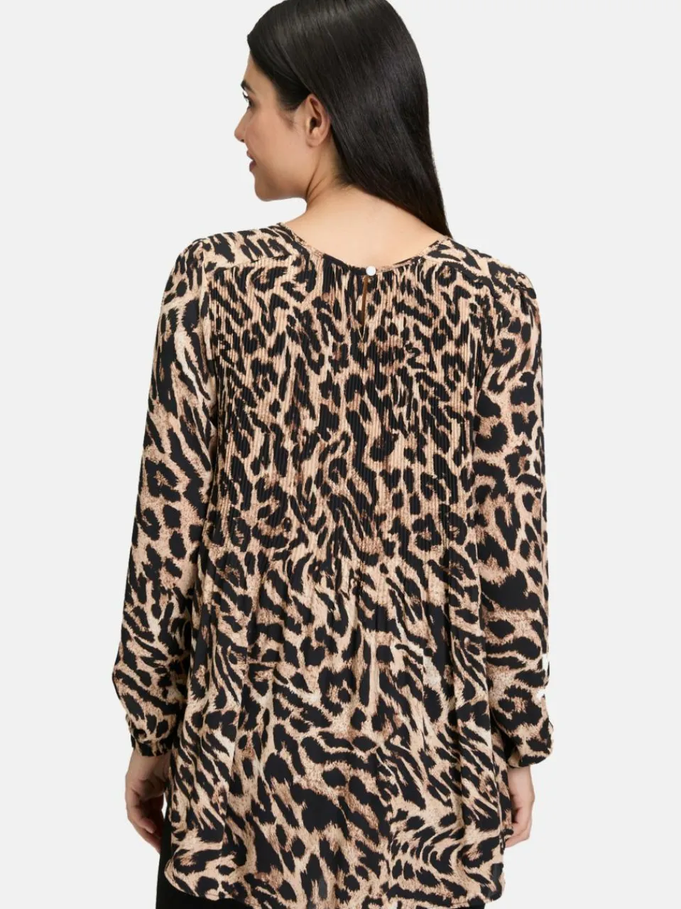 Betty Barclay Blusen<Damen Schlupfbluse schwarz mehrfarbig gemustert