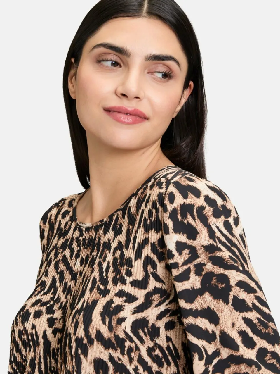 Betty Barclay Blusen<Damen Schlupfbluse schwarz mehrfarbig gemustert