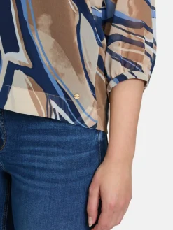 Betty & Co Blusen<Damen Schlupfbluse mehrfarbig gemustert