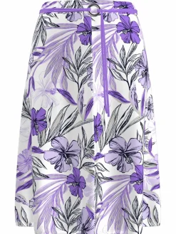 Frank Walder Röcke<Damen Schlupfrock mehrfarbig gemustert