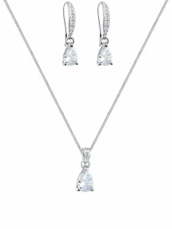Elli Schmuck<Damen Schmuckset silber uni