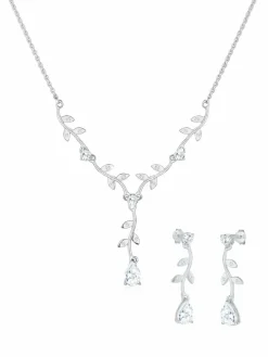 Elli Schmuck<Damen Schmuckset silber uni