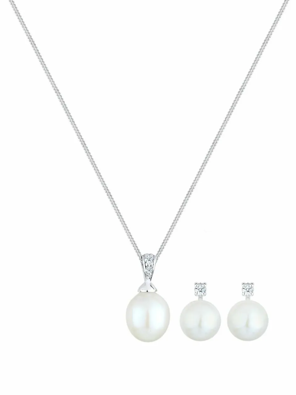 Elli Diamonds Schmuck<Damen Schmuckset silber uni