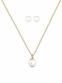 Elli Schmuck<Damen Schmuckset gold uni