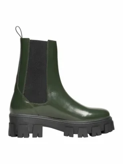 N91 Boots & Stiefeletten<Damen Schnürboots – Style Choice MN grün uni