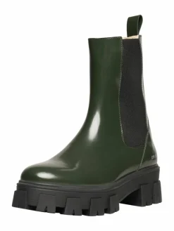 N91 Boots & Stiefeletten<Damen Schnürboots – Style Choice MN grün uni