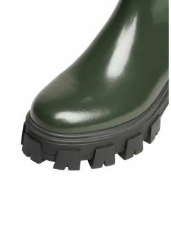 N91 Boots & Stiefeletten<Damen Schnürboots – Style Choice MN grün uni