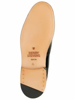 Henry Stevens Schnürschuhe<Damen Schnürer – Ella FBO schwarz uni