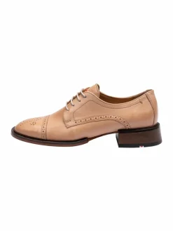 Lloyd Schnürschuhe<Damen Schnürschuh cognac uni