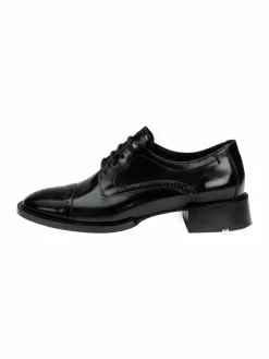 Lloyd Schnürschuhe<Damen Schnürschuh schwarz uni