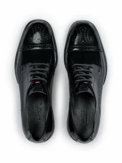 Lloyd Schnürschuhe<Damen Schnürschuh schwarz uni