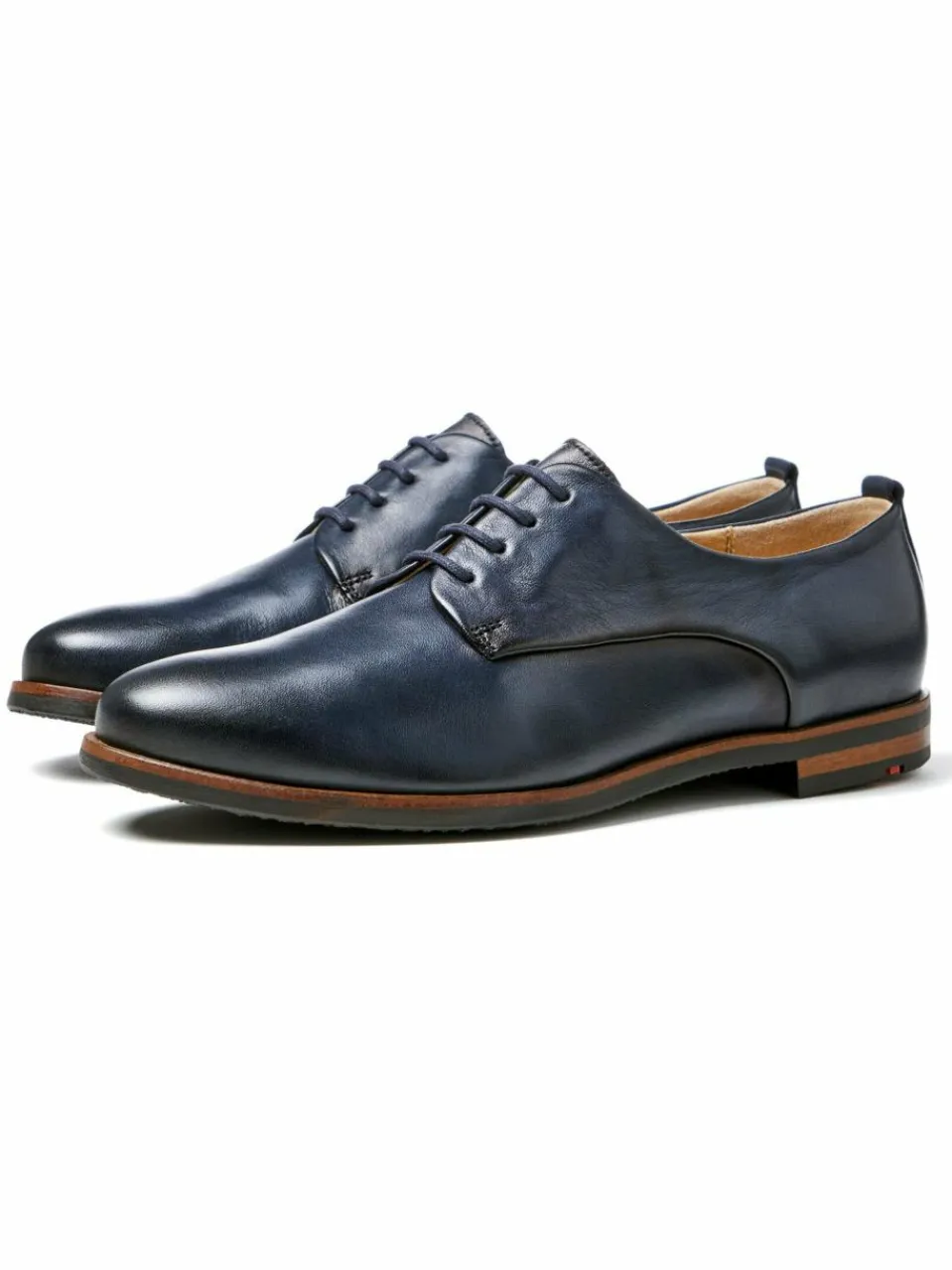 Lloyd Schnürschuhe<Damen Schnürschuh blau uni